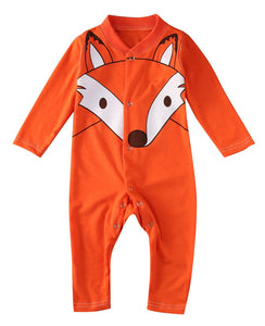 Fox Long Sleeve Romper