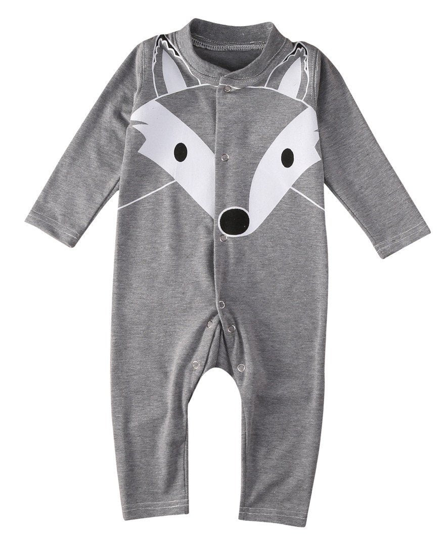 Fox Long Sleeve Romper