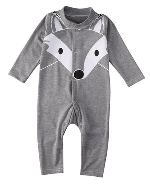 Fox Long Sleeve Romper