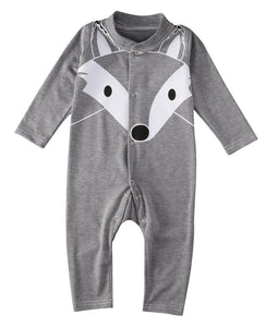 Fox Long Sleeve Romper