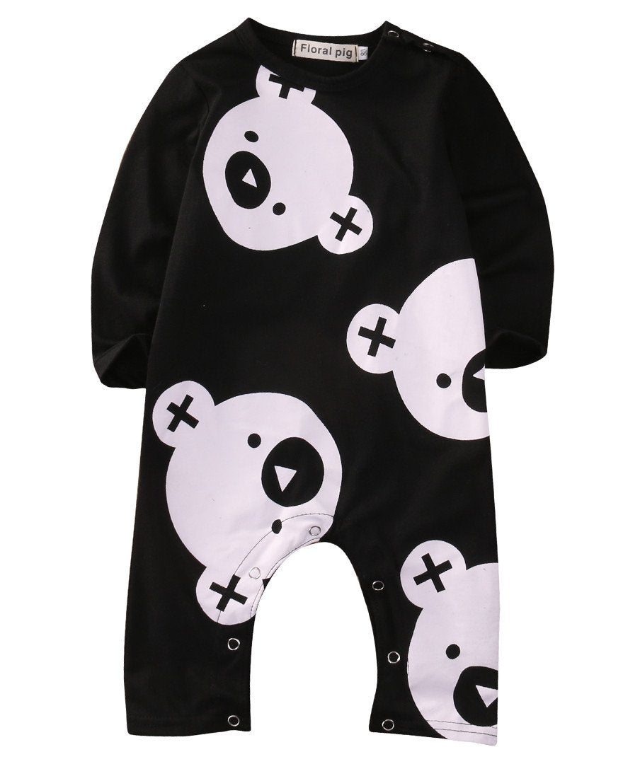 Bear Long Sleeve Romper