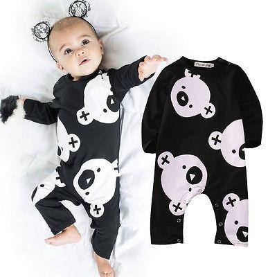 Bear Long Sleeve Romper
