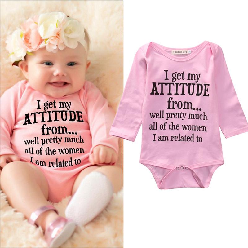 My Attitude Baby Romper