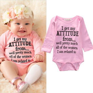 My Attitude Baby Romper