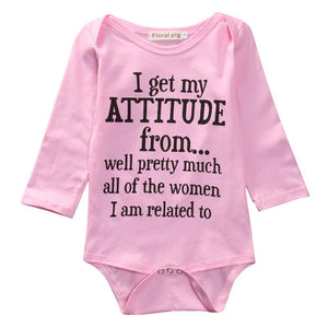 My Attitude Baby Romper