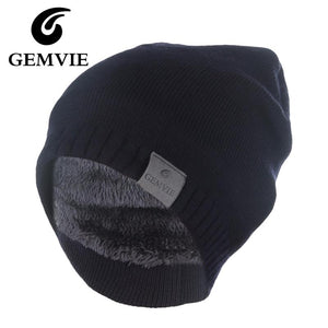 Winter Hat Knitted Mens Winter Cap 2016 Women Casual Solid Thick Warm Plus Velvet Beanie Cap skullies beanies