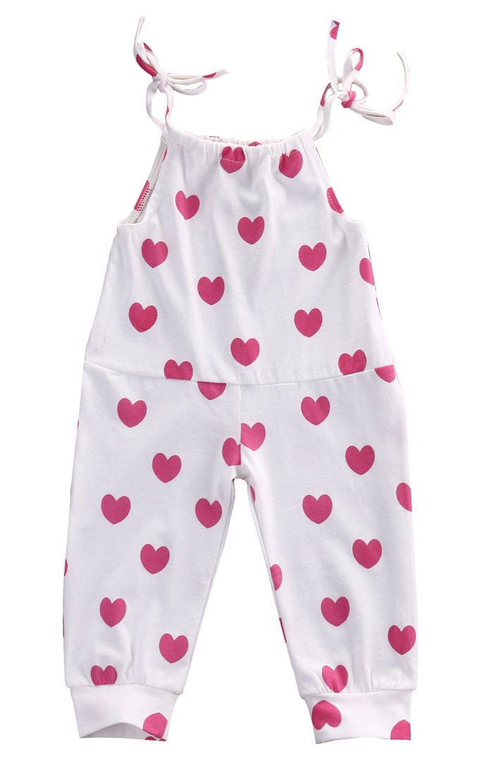 Straps Hearts Romper