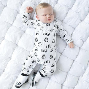 Panda Print Romper