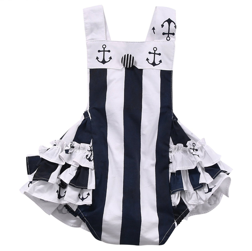 Navy Romper