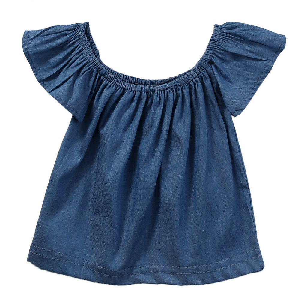 Denim Casual Tops
