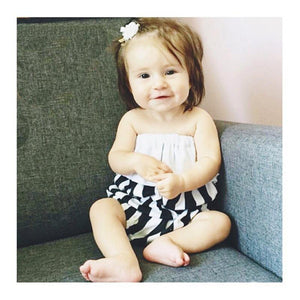Striped Tube Romper