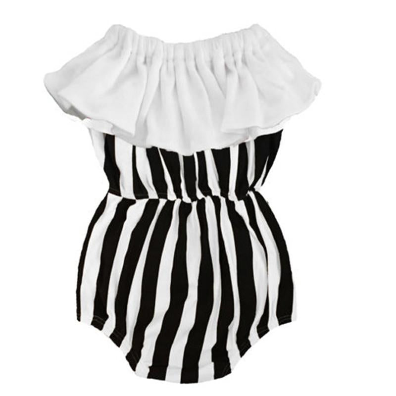 Striped Tube Romper