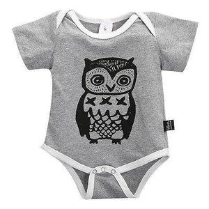 Owl Print Romper