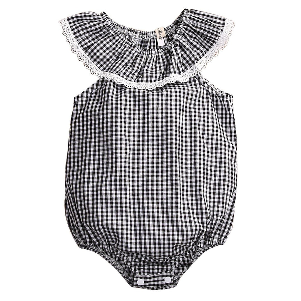 Checkered Romper