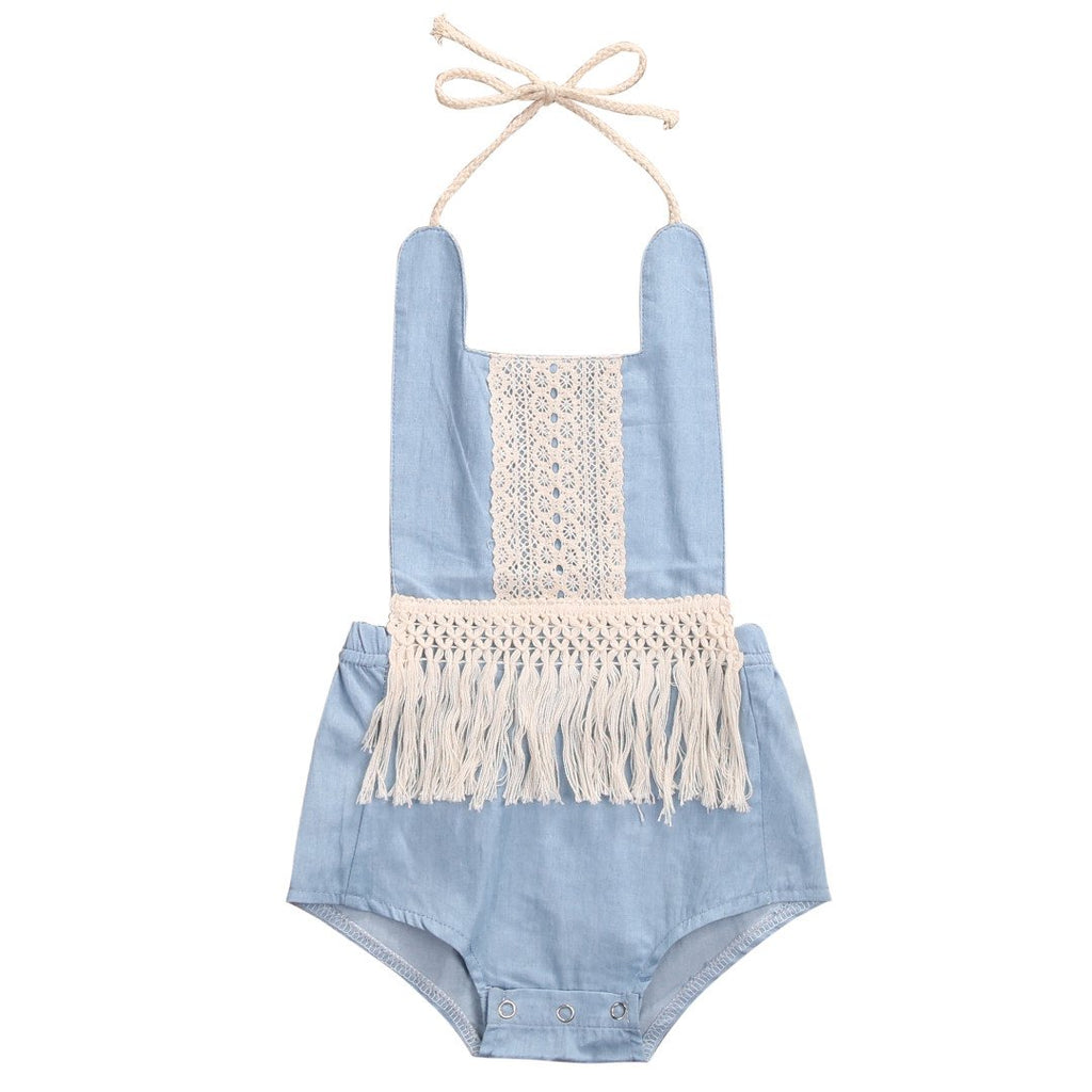Cute Jeans Romper