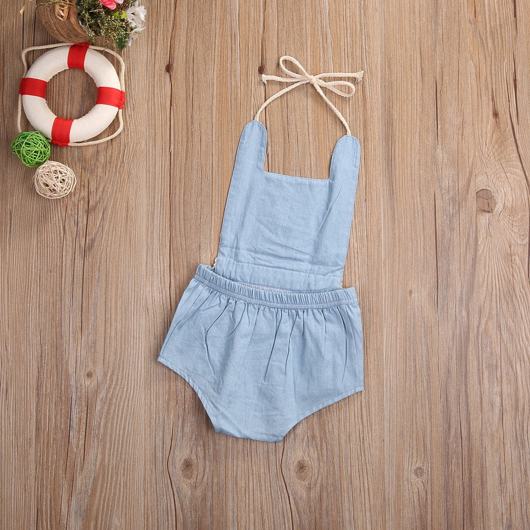 Cute Jeans Romper