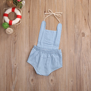 Cute Jeans Romper
