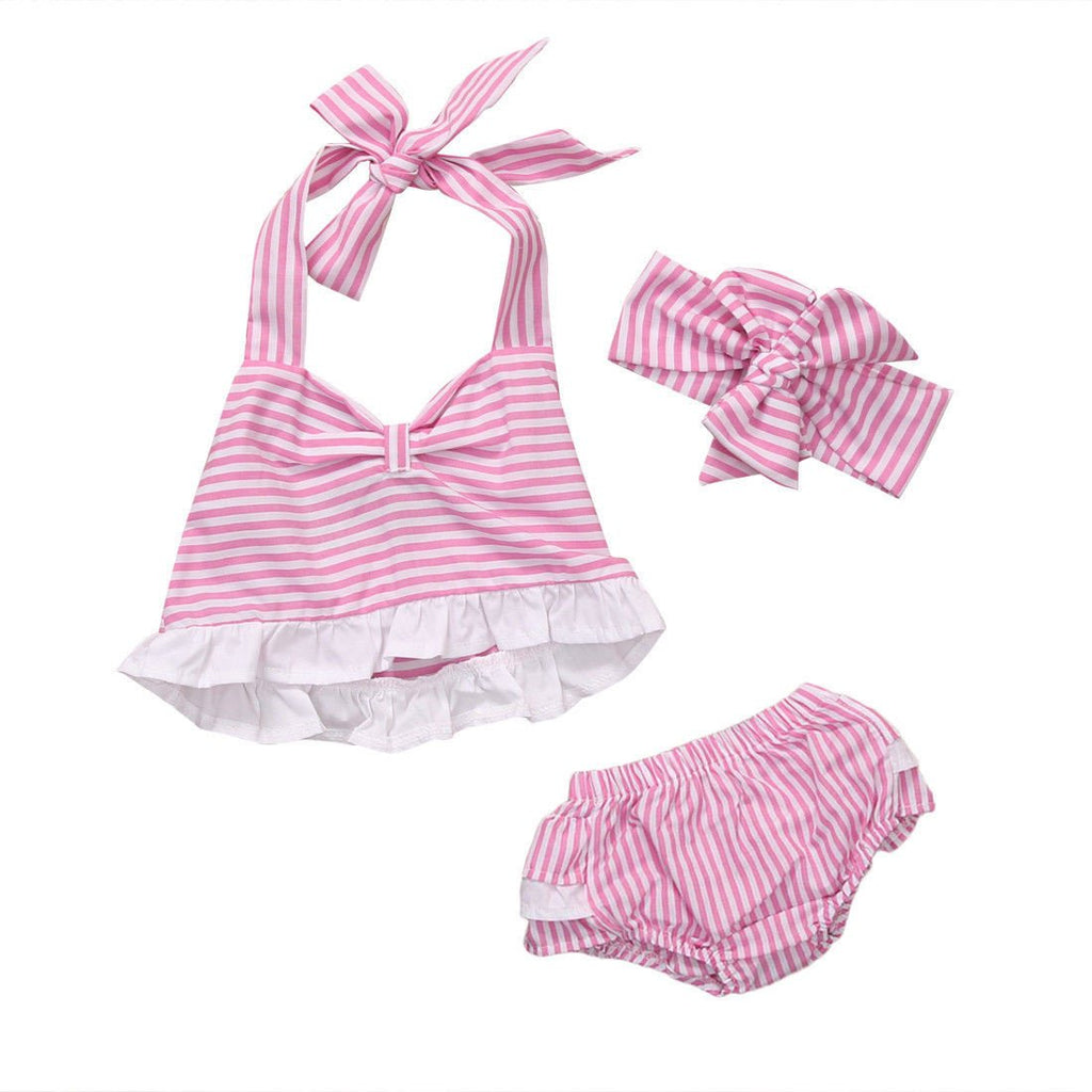 Pink Striped Outfit