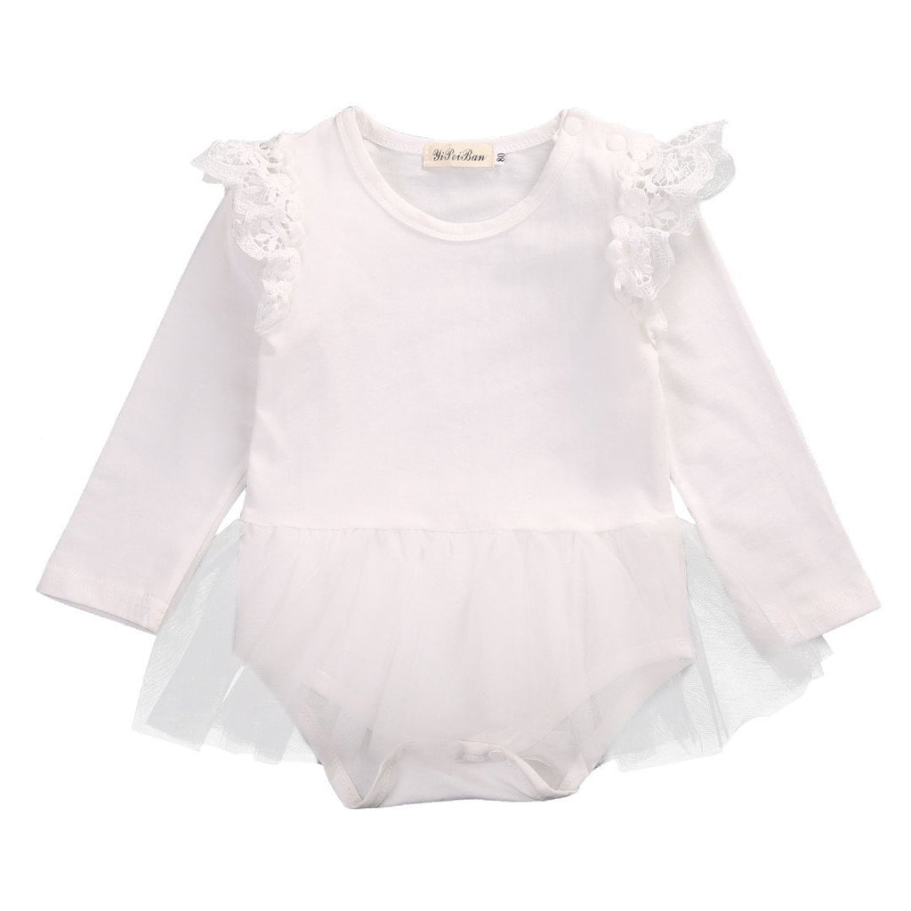 White Tutu Romper