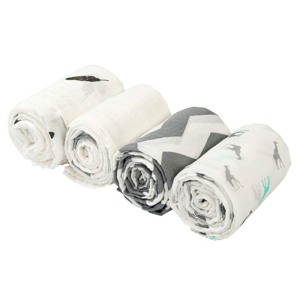 4 Pack Baby Swaddle Blanket