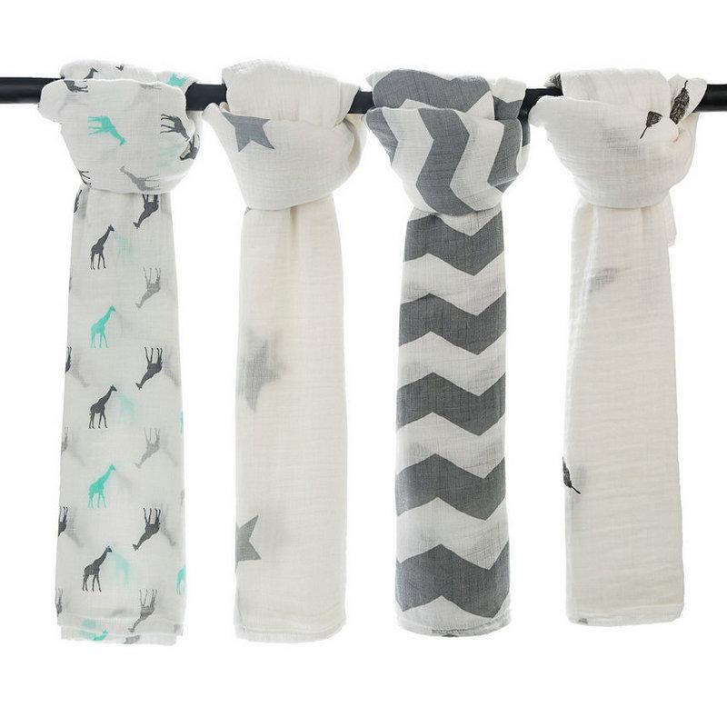 4 Pack Baby Swaddle Blanket