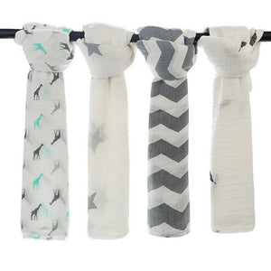 4 Pack Baby Swaddle Blanket