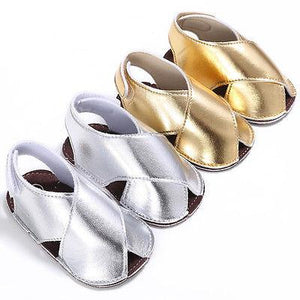 Gold Silver Sandals