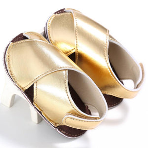 Gold Silver Sandals