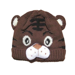 Crochet Knitting Tiger Cap 2016 Spring Autumn Children Knitted Hat Baby Warm Caps Fashion Kids Beanies skull Girl Boy Caps