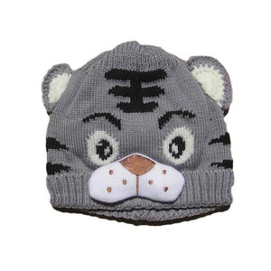 Crochet Knitting Tiger Cap 2016 Spring Autumn Children Knitted Hat Baby Warm Caps Fashion Kids Beanies skull Girl Boy Caps