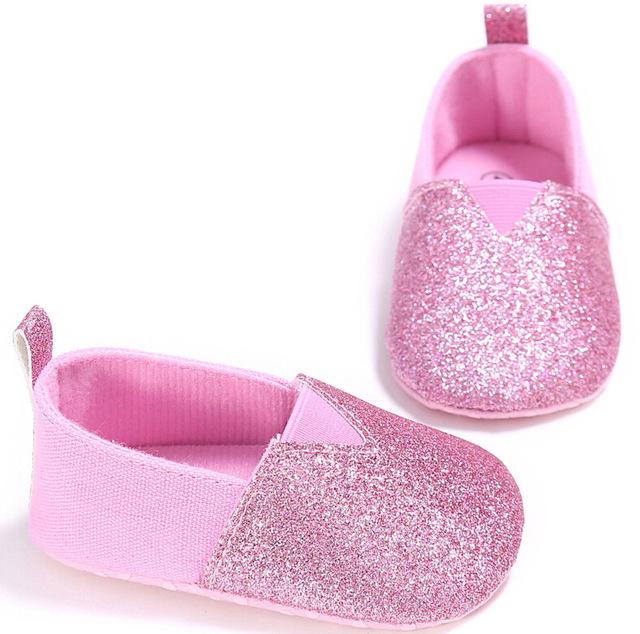 Sparkling Slip on Baby Shoes