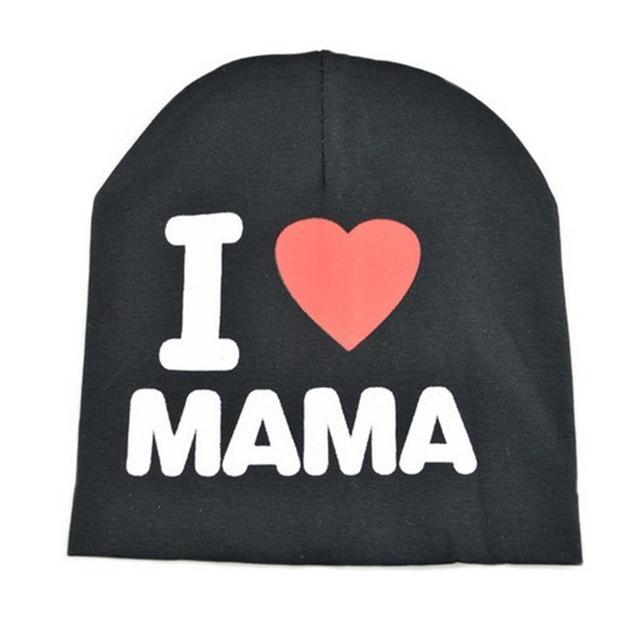 I Love PAPA MAMA Baby Hats Beanies Cute Toddler Kids Newborn Girls Boys Infant Cotton Hat Cap Accessories New