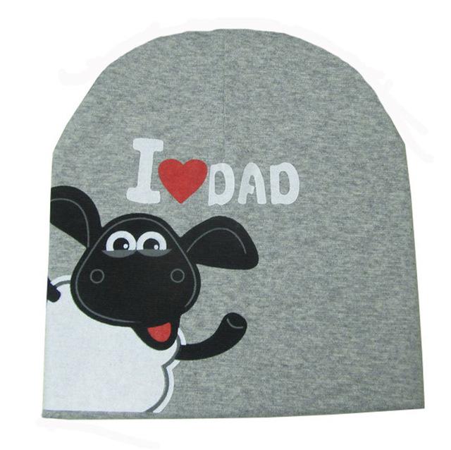 I Love PAPA MAMA Baby Hats Beanies Cute Toddler Kids Newborn Girls Boys Infant Cotton Hat Cap Accessories New
