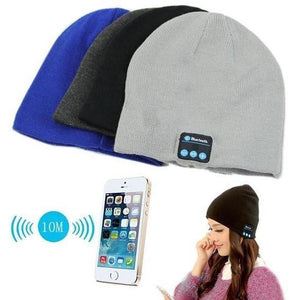 Hot sale Wireless Bluetooth Smart Cap Headphone Headset Speaker Mic Warm Beanie Hat Music Player For Iphone Samsung