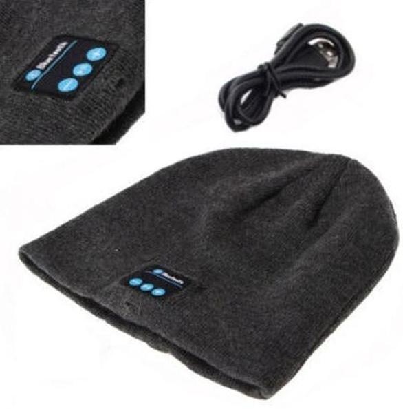 Hot sale Wireless Bluetooth Smart Cap Headphone Headset Speaker Mic Warm Beanie Hat Music Player For Iphone Samsung