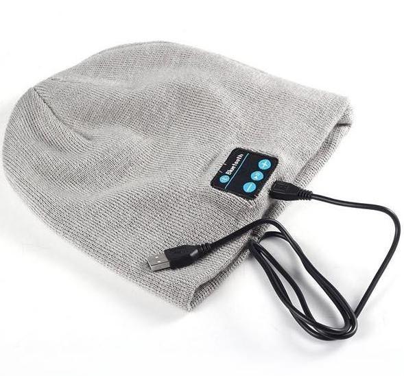 Hot sale Wireless Bluetooth Smart Cap Headphone Headset Speaker Mic Warm Beanie Hat Music Player For Iphone Samsung