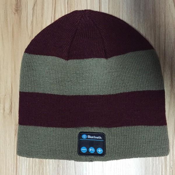 Wireless Smart Bluetooth Cap Warm Beanie Hat Headphone Headset Speaker Mic