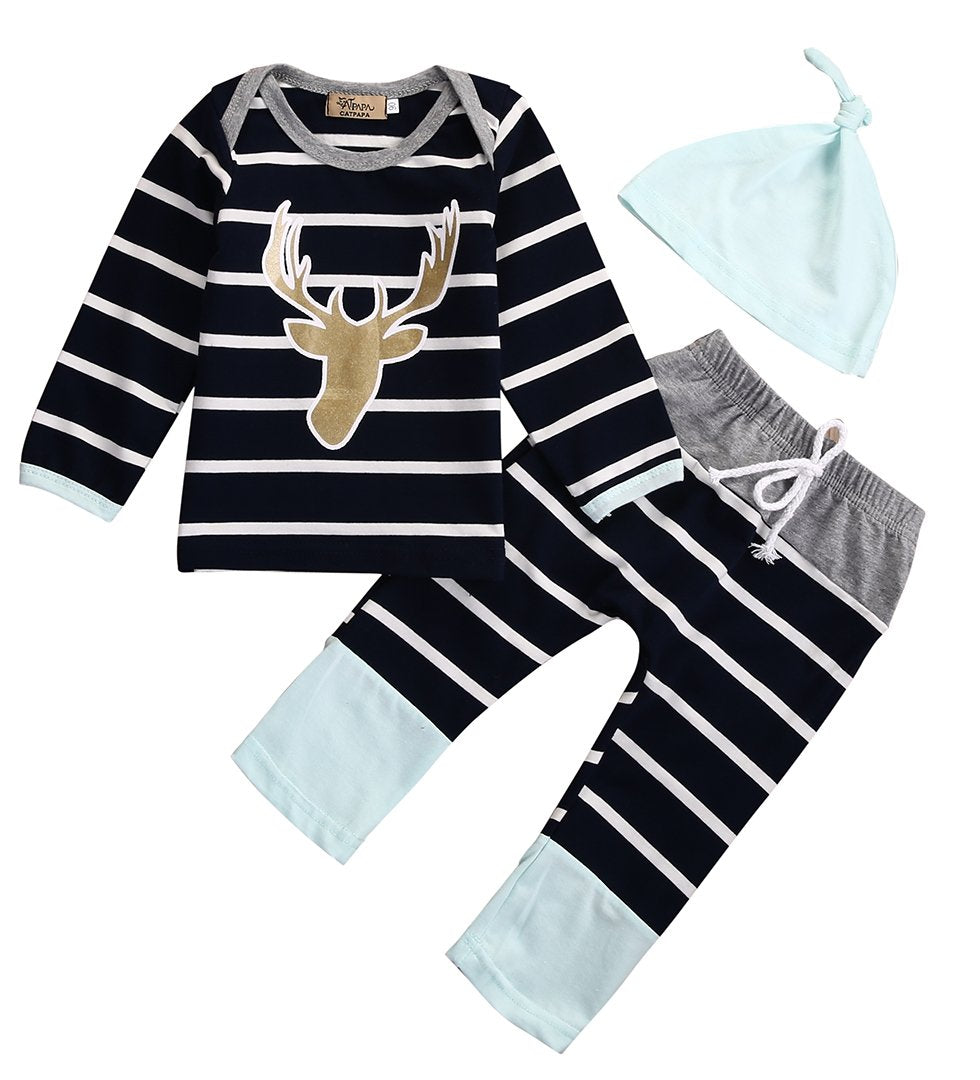 Blue Striped Deer Set