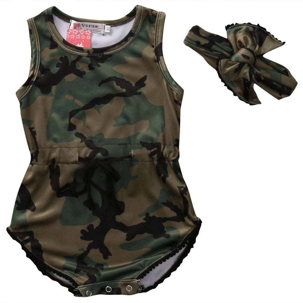 Camouflage Romper Set