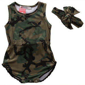 Camouflage Romper Set
