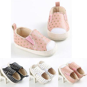 Golden Dots Baby Shoes
