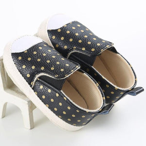 Golden Dots Baby Shoes