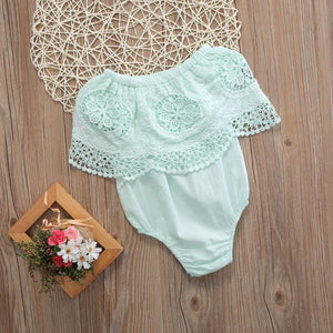Lace Girls Romper