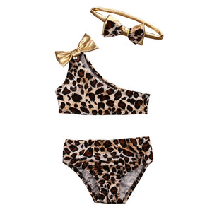 Leopard Bow Bikini Set