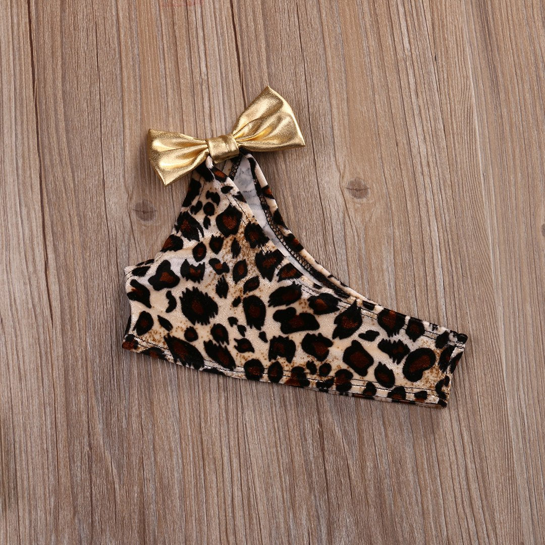 Leopard Bow Bikini Set