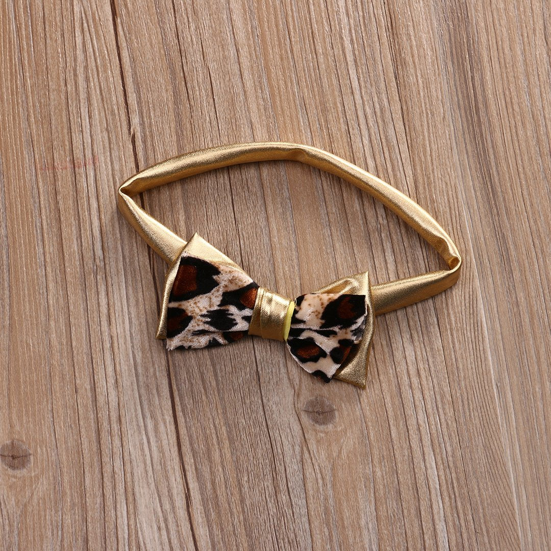 Leopard Bow Bikini Set