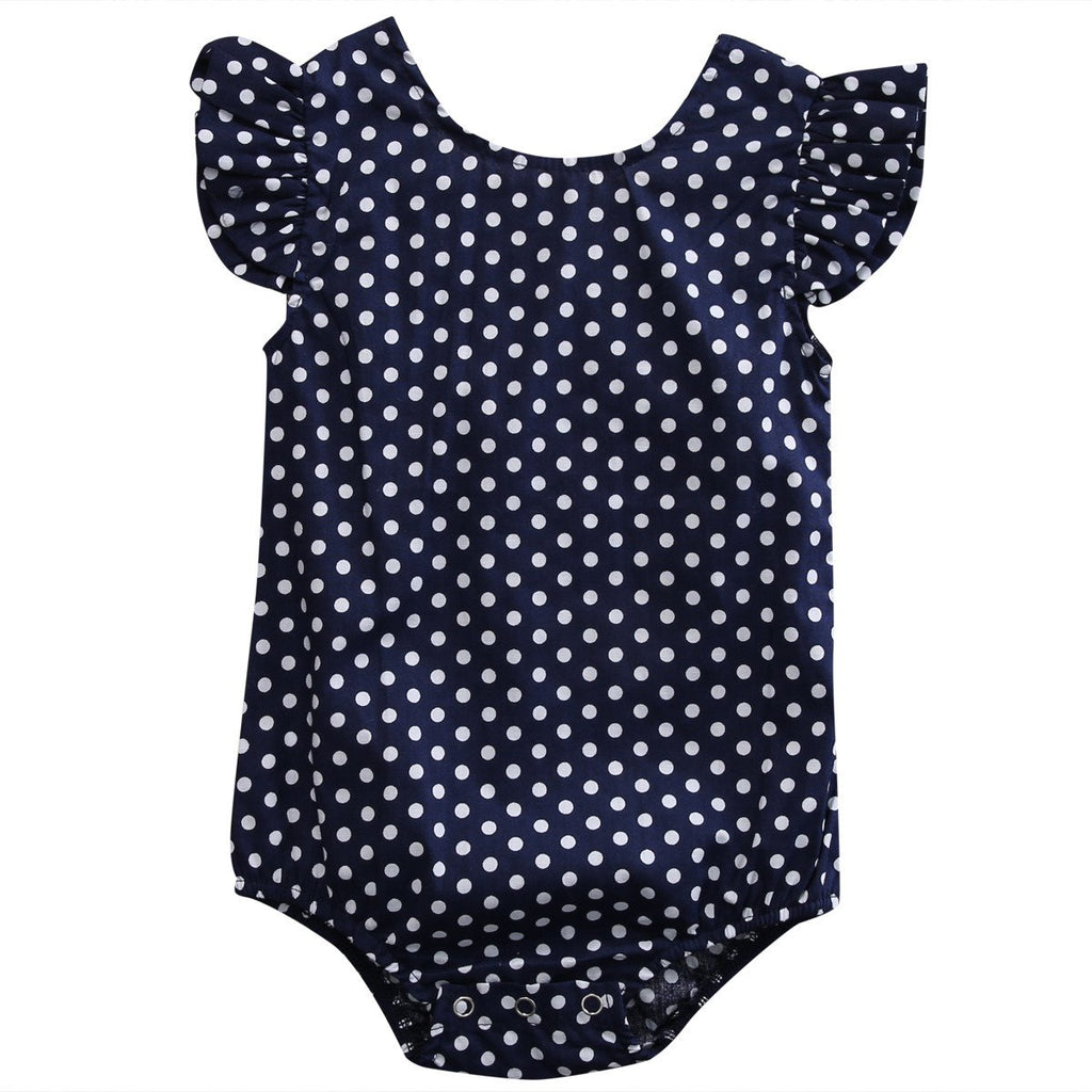 Blue Dot Romper