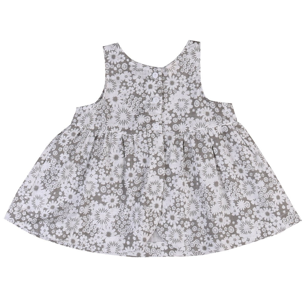 Flowers White Dress
