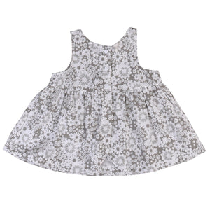 Flowers White Dress