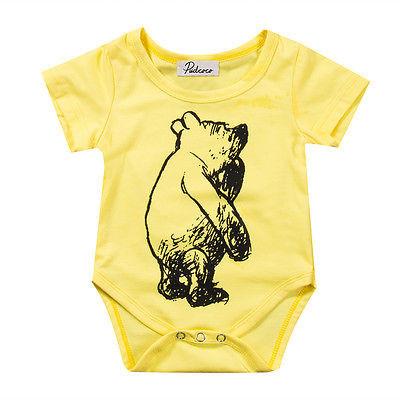 Yellow Bear Romper